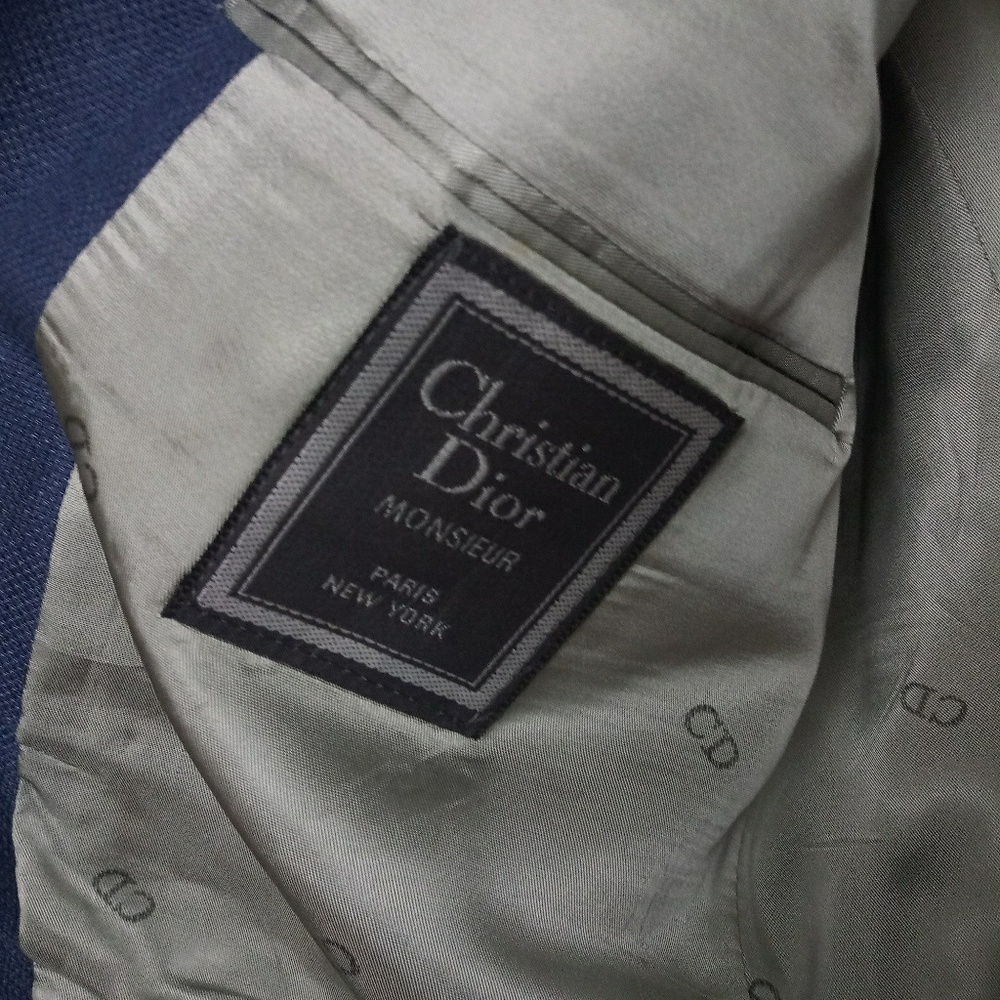 Christian Dior Blue Monsieur Men's Blazer 40S - Picture 7 of 7